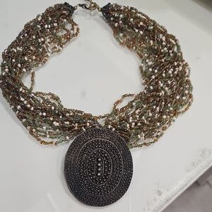 Elegant Multicolor Beaded Necklace